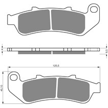 Brake plates Goldfren 055 AD