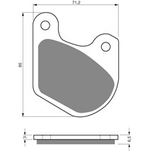 Brake plates Goldfren 062 AD