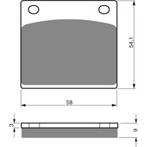 Brake plates Goldfren 076 AD