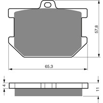 Brake plates Goldfren 082 AD