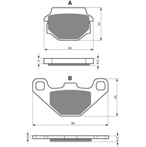 Brake plates Goldfren 086 AD