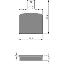 Brake plates Goldfren 087 AD