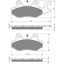 Brake plates Goldfren 088 AD