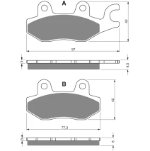 Brake plates Goldfren 088 AD
