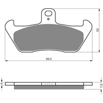 Brake plates Goldfren 089 AD