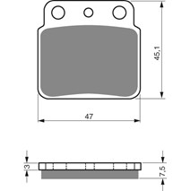 Brake plates Goldfren 092 Ad