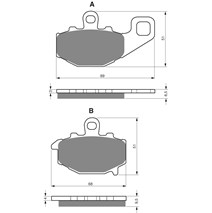 Brake plates Goldfren 093 AD