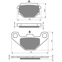 Brake plates Goldfren 094 AD