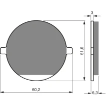 Brake plates Goldfren 097 AD
