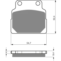 Brake plates Goldfren 149 AD