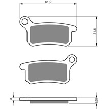 Delta brake plates like GF 185