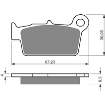 Brake Plates Mino as GF 187