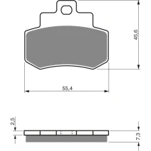 Brake plates Goldfren 192 AD