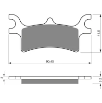 Brake plates Goldfren 209 AD