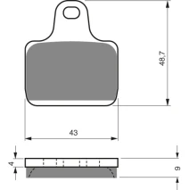 Brake plates Goldfren 239 AD