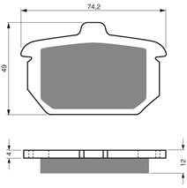 Brake plates Goldfren 058 AD