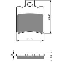 Brake plates Goldfren 098 AD