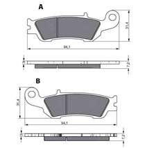 DP Brake Plates as GF 248