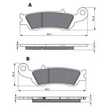 Delta brake plates as GF 248