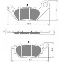 Brake plates Goldfren 264 AD