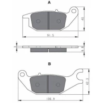 Brake plates Goldfren 221 AD