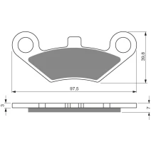 Brake plates Goldfren 284 AD