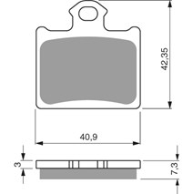 Delta brake plates as GF 297