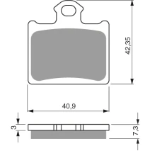 Brake plates Goldfren 297 AD