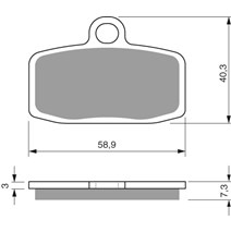 Brake plates Goldfren 307 AD