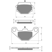 Brake plates Goldfren 005 K1