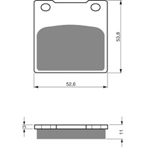 Brake plates Goldfren 068 AD