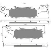 DP Brake Plates as GF 104