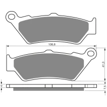 Brake plates Goldfren 106 AD