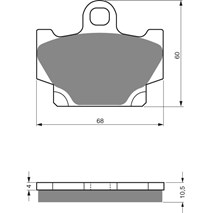 Brake plates Goldfren 113 AD