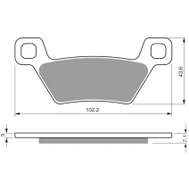 Goldfren brake plates 314 K5