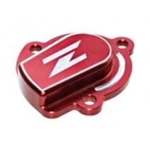 Acceleration pump cover - red anodized