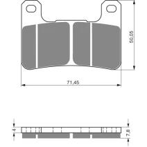 Brake plates Goldfren 213 AD