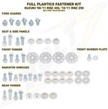 Plastic Screw Setfits on RMZ 450 08-17, RMZ 250 10-18