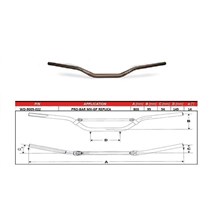 PRO-BAR 28.6mm handlebars MX-GP Replica