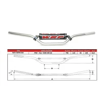 PRO-ALU 22mm handlebars MINI MX 65