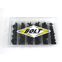 Set of plastic rivets for ATV plastics