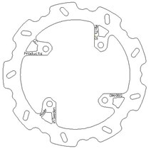 rear brake disc Beta RR 13-