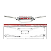 PRO-ALU 22mm handlebars MINI MX 85