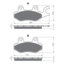 brake pads GOLDFREN 332 AD