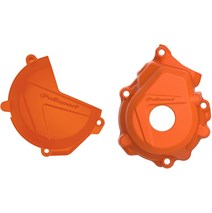 set clutch cover and ignition cover set fits onSXF / FC 250/350 16-22 orange