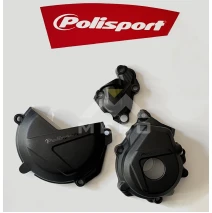 clutch cover and ignition cover set fits onSXF / FC 250/350 / 16- 22 black