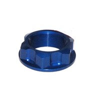 Steering nut fits onYZ(F) 94- ,RM(Z) 04-,CR80-150 blue
