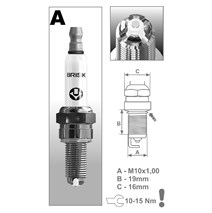 BRISK AOR10LGS spark plug