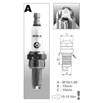 BRISK AOR10LGS spark plug