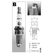 BRISK BR12YC9 spark plug